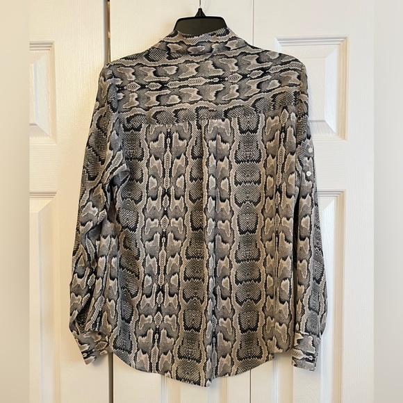 Express Snake Print Blouse  Size:S - Picture 3 of 4